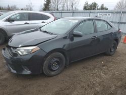 Toyota Vehiculos salvage en venta: 2015 Toyota Corolla L