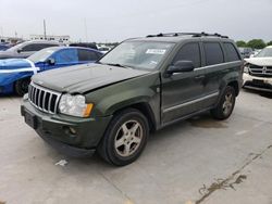 Vehiculos salvage en venta de Copart Grand Prairie, TX: 2006 Jeep Grand Cherokee Limited