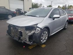 Salvage cars for sale from Copart Woodburn, OR: 2020 Toyota Corolla LE
