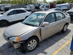 Salvage cars for sale from Copart Rogersville, MO: 2001 Honda Civic EX