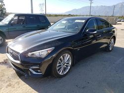 Vehiculos salvage en venta de Copart Rancho Cucamonga, CA: 2019 Infiniti Q50 Luxe