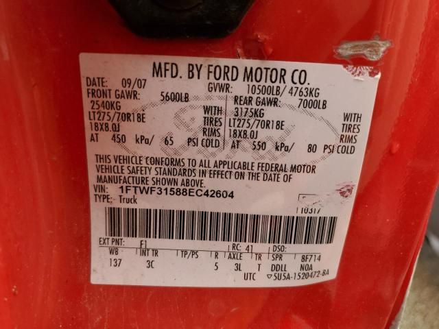 2008 Ford F350 SRW Super Duty