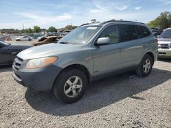 Hyundai Santa fe salvage cars for sale: 2008 Hyundai Santa FE GLS