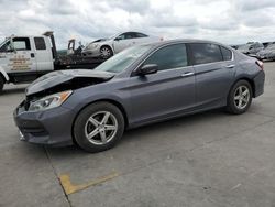 Salvage cars for sale from Copart Grand Prairie, TX: 2017 Honda Accord LX