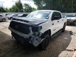 Salvage cars for sale from Copart Midway, FL: 2021 Toyota Tundra Crewmax SR5