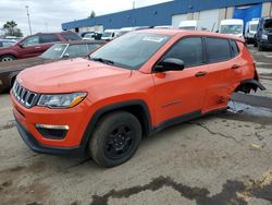 Jeep salvage cars for sale: 2017 Jeep Compass Sport