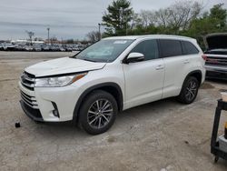 Toyota Highlander salvage cars for sale: 2018 Toyota Highlander SE