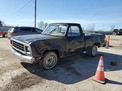 Salvage cars for sale from Copart Pekin, IL: 1985 Dodge D-SERIES D100
