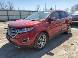 Vehiculos salvage en venta de Copart Lansing, MI: 2016 Ford Edge Titanium