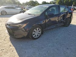 Toyota Corolla le salvage cars for sale: 2020 Toyota Corolla LE