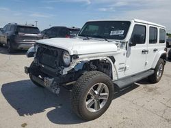 Jeep Wrangler salvage cars for sale: 2019 Jeep Wrangler Unlimited Sahara