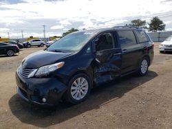 Salvage cars for sale from Copart Newton, AL: 2015 Toyota Sienna XLE