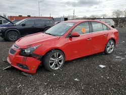 Salvage cars for sale from Copart Homestead, FL: 2014 Chevrolet Cruze LTZ