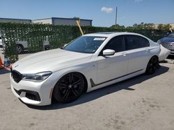 BMW salvage cars for sale: 2017 BMW 750 I