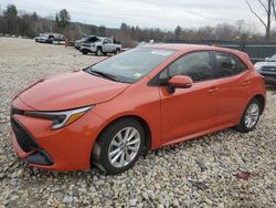 Salvage cars for sale from Copart Candia, NH: 2023 Toyota Corolla SE