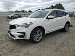 Acura RDX Advance salvage cars for sale: 2019 Acura RDX Advance