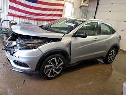 Salvage cars for sale from Copart Lyman, ME: 2019 Honda HR-V Sport