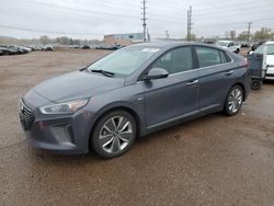 Salvage cars for sale from Copart Colorado Springs, CO: 2017 Hyundai Ioniq Limited