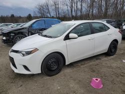 2016 Toyota Corolla L en venta en Candia, NH