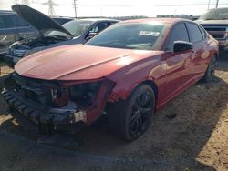 Salvage cars for sale from Copart Elgin, IL: 2021 Acura TLX Tech A