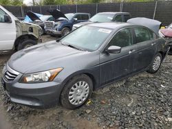 Honda salvage cars for sale: 2012 Honda Accord LX