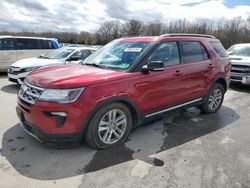 Salvage cars for sale from Copart Glassboro, NJ: 2018 Ford Explorer XLT