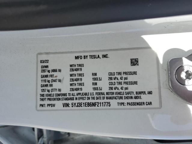 2022 Tesla Model 3