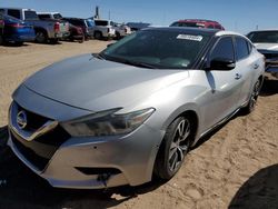 Nissan salvage cars for sale: 2016 Nissan Maxima 3.5S