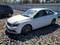Salvage cars for sale from Copart Windham, ME: 2016 Volkswagen Jetta Sport