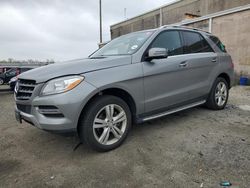 Mercedes-Benz salvage cars for sale: 2014 Mercedes-Benz ML 350 Bluetec