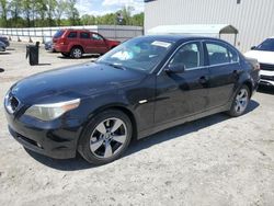 BMW salvage cars for sale: 2005 BMW 525 I