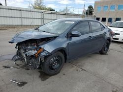Salvage cars for sale from Copart Littleton, CO: 2018 Toyota Corolla L