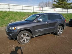 Salvage cars for sale from Copart Davison, MI: 2015 Jeep Grand Cherokee Limited