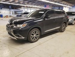 Salvage cars for sale from Copart Wheeling, IL: 2016 Mitsubishi Outlander SE