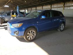 Mitsubishi Outlander salvage cars for sale: 2015 Mitsubishi Outlander Sport ES