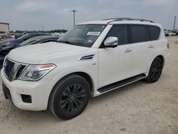 Salvage cars for sale from Copart Temple, TX: 2019 Nissan Armada Platinum