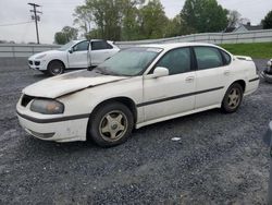 Chevrolet salvage cars for sale: 2002 Chevrolet Impala LS