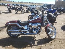 Salvage cars for sale from Copart Colorado Springs, CO: 2002 Harley-Davidson Fxstdi