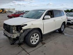 2012 Toyota Highlander Base en venta en Grand Prairie, TX