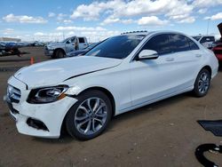 Salvage cars for sale from Copart Brighton, CO: 2018 Mercedes-Benz C 300 4matic