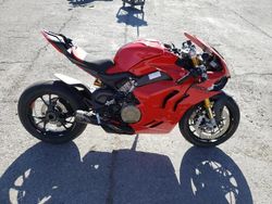 Salvage cars for sale from Copart Anthony, TX: 2022 Ducati Panigale V4S