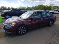 Honda salvage cars for sale: 2017 Honda Accord EXL