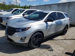 Chevrolet salvage cars for sale: 2021 Chevrolet Equinox LT