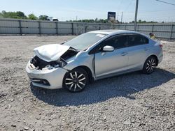 Honda Civic EXL salvage cars for sale: 2015 Honda Civic EXL