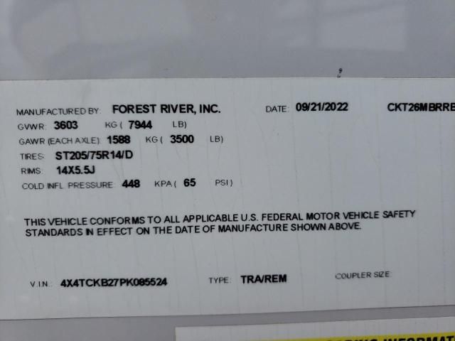 2023 Forest River Travel Trailer