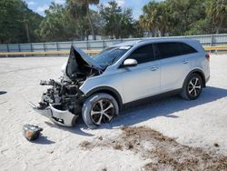 Salvage cars for sale from Copart Fort Pierce, FL: 2018 KIA Sorento EX