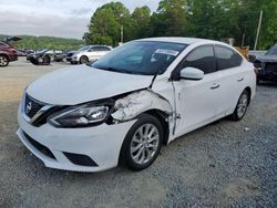 Salvage cars for sale from Copart Concord, NC: 2018 Nissan Sentra S