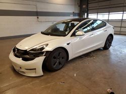 Salvage cars for sale from Copart Wheeling, IL: 2023 Tesla Model 3