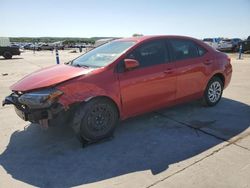 2017 Toyota Corolla L en venta en Grand Prairie, TX