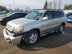 Vehiculos salvage en venta de Copart Bowmanville, ON: 2006 Toyota Highlander Limited
